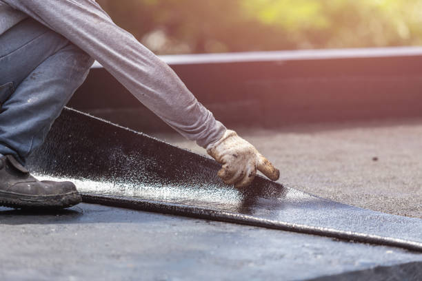 Professional Waterproofing technician working in Waterville, MN